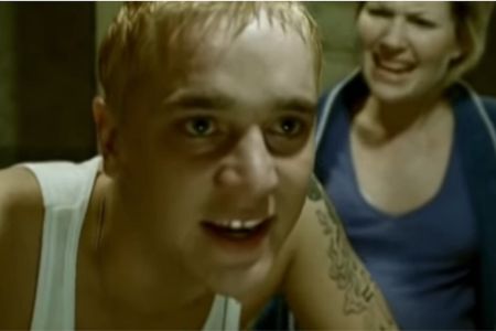 Screen capture from Eminem's Stan music video