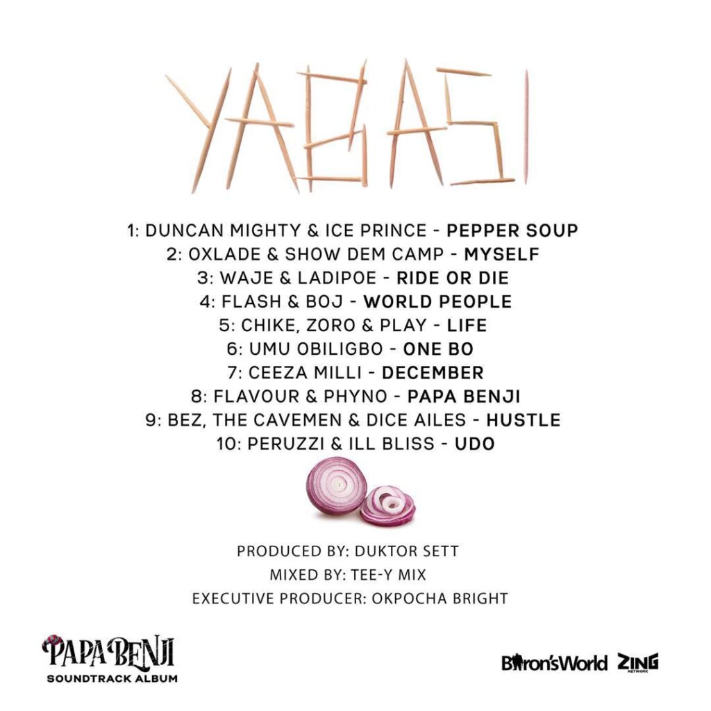 Yabasi Tracklist