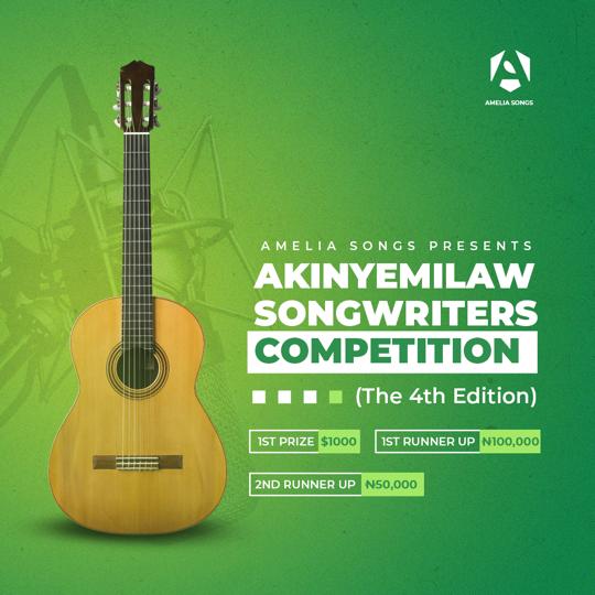 Akinyemilaw Songwriters Competition Flyer