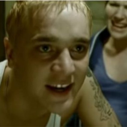 Screen capture from Eminem's Stan music video