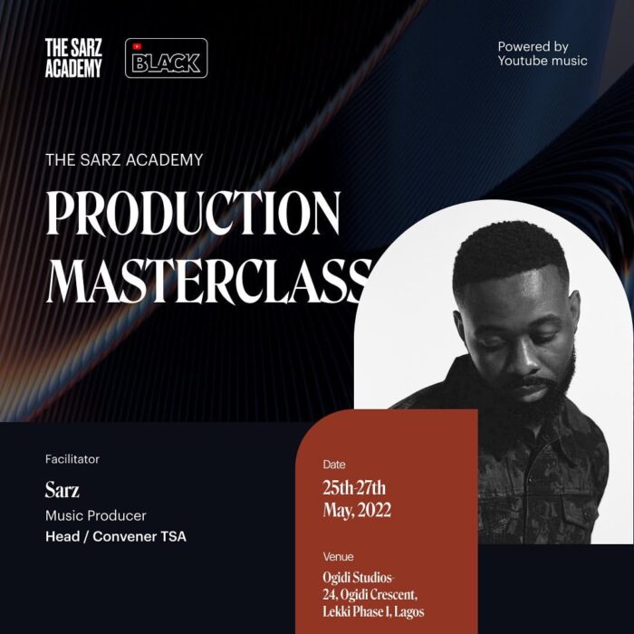 The Sarz Academy Partners With YouTube Music For The Future Insiders Program